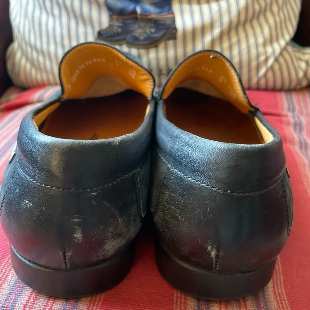 MEPHISTO BADUARD COOL-AIR Slip On Leather Loafer in Black Size 9‎ $300